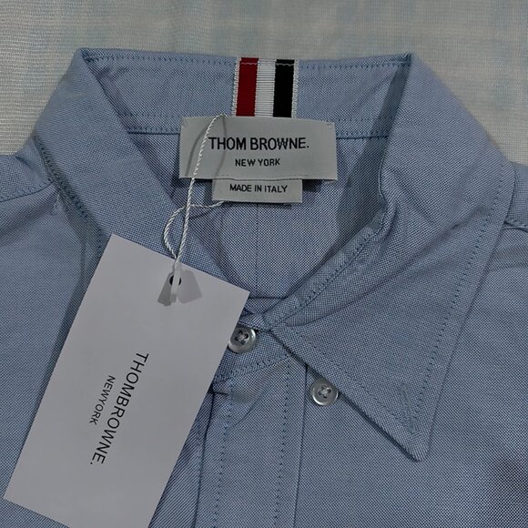 Thom Browne Blue Shirt - Picture 3 of 8